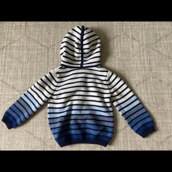 The Little White Company zip up cardigan - Picture 2 of 3